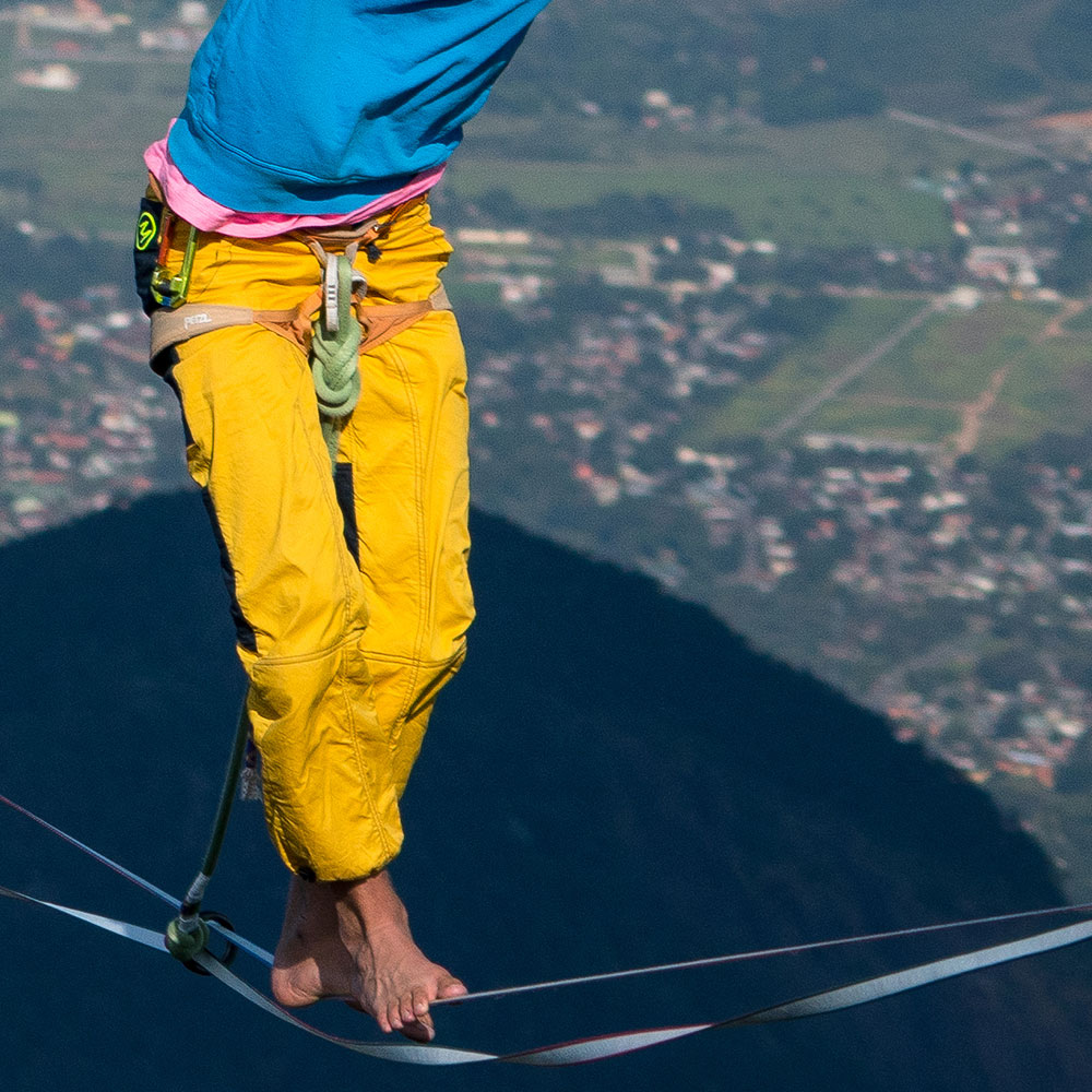 Pantalon slackline et highline pour homme CLOUDS Monvic