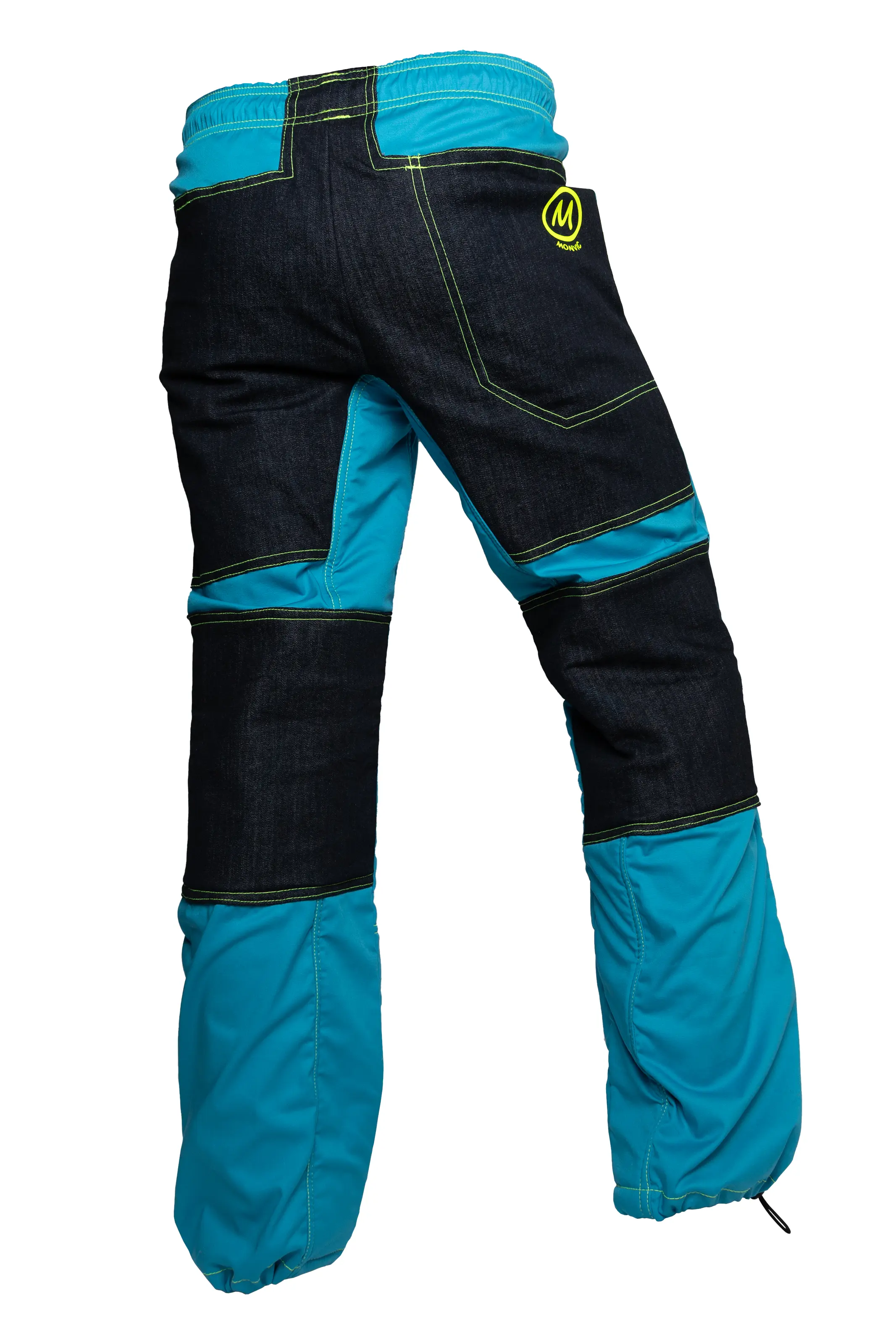 Pantalon slackline zones sensibles rembourrées - bleu clair - CLOUDS Monvic