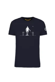 t-shirt custom - blu navy - uomo - HASH MONVIC my dog and i