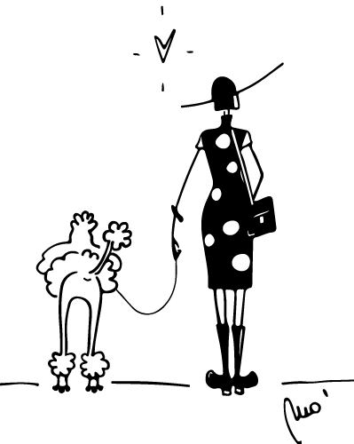 Stampa maglia cane padrone Stampa maglia cane padrone