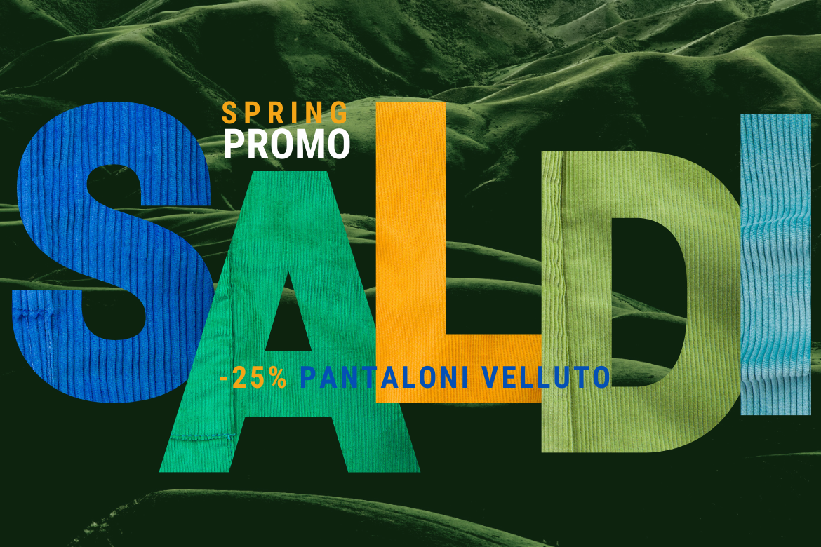 promozione pantaloni in velluto