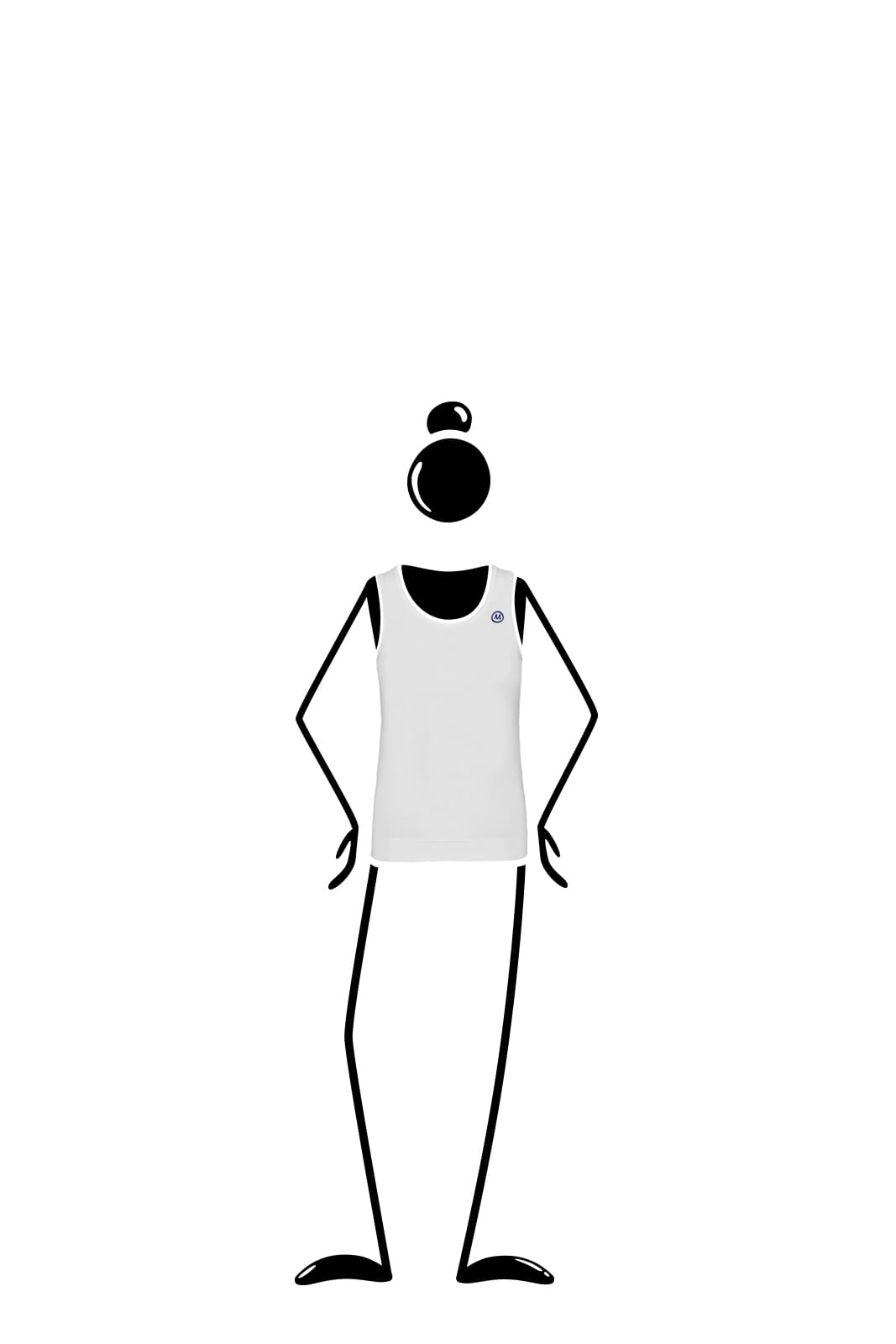 tank top kids white SUSY Monvic