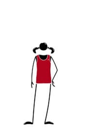 top enfant rouge SUSY Monvic