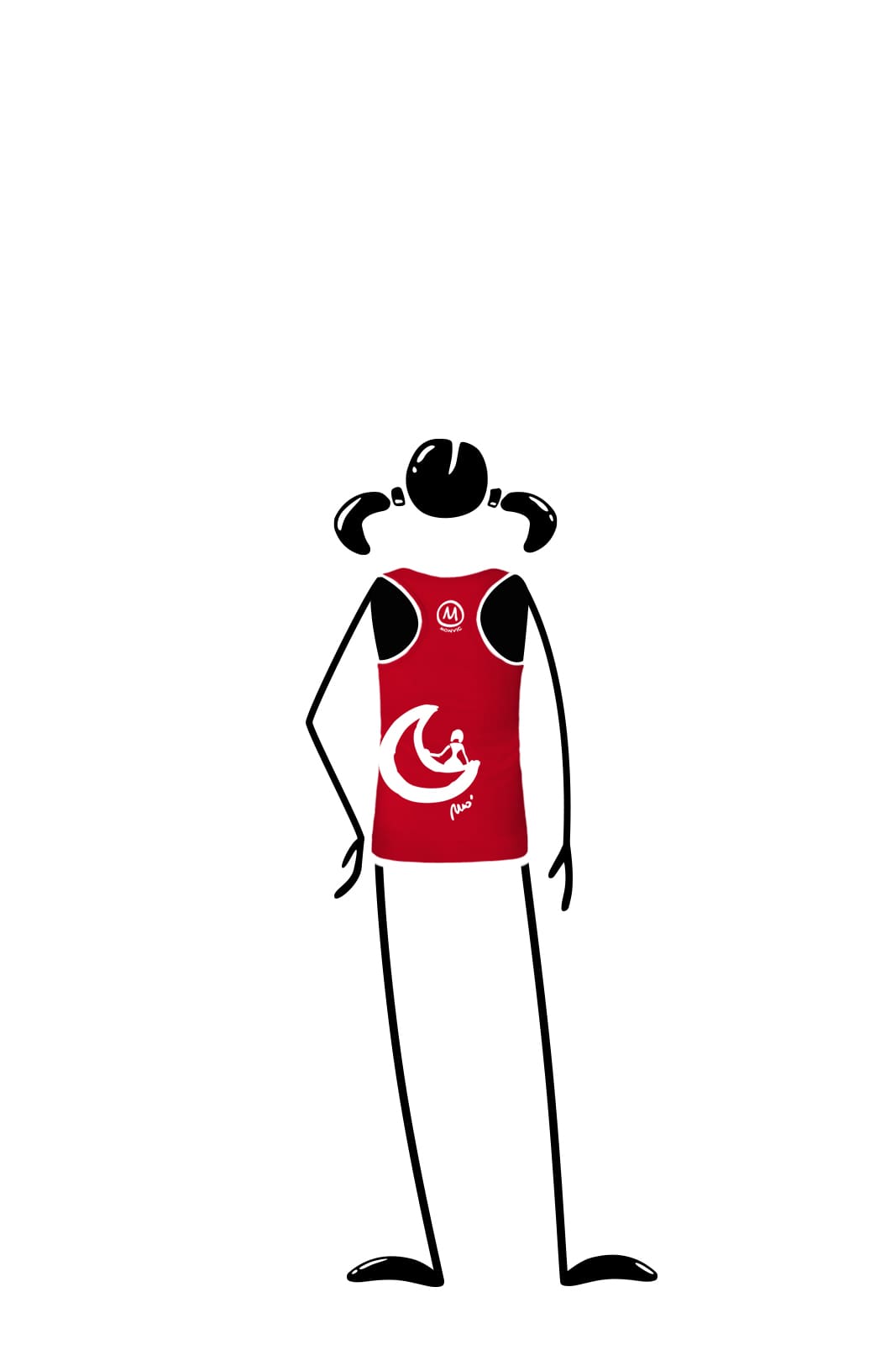 canottiera bambina rossa SUSY Monvic canottiera bambina rossa SUSY Monvic