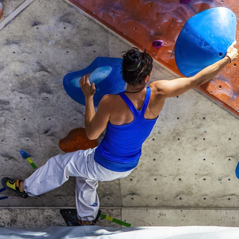 top donna arrampicata sartoriale DOLCE Monvic blu top donna arrampicata sartoriale DOLCE Monvic blu