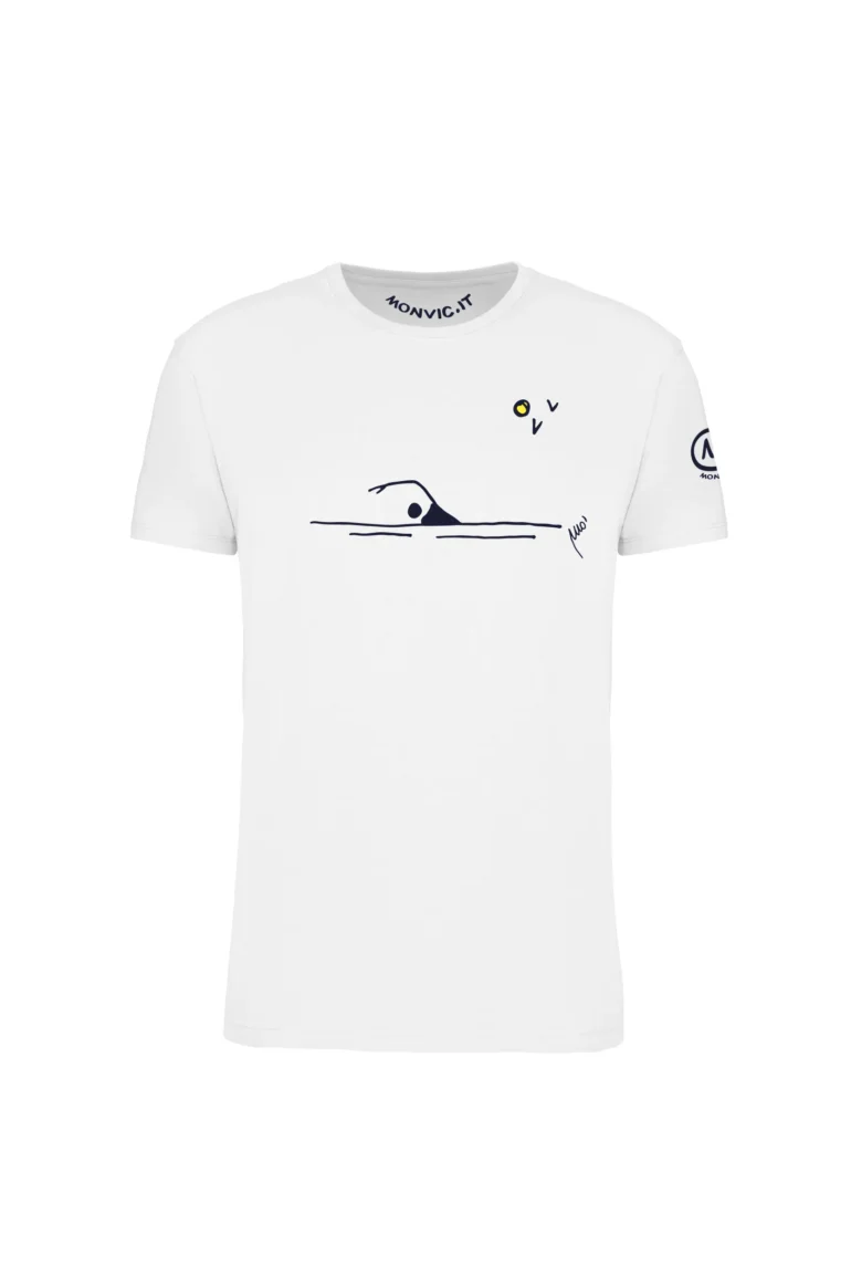 T-shirt natation homme crawl Monvic