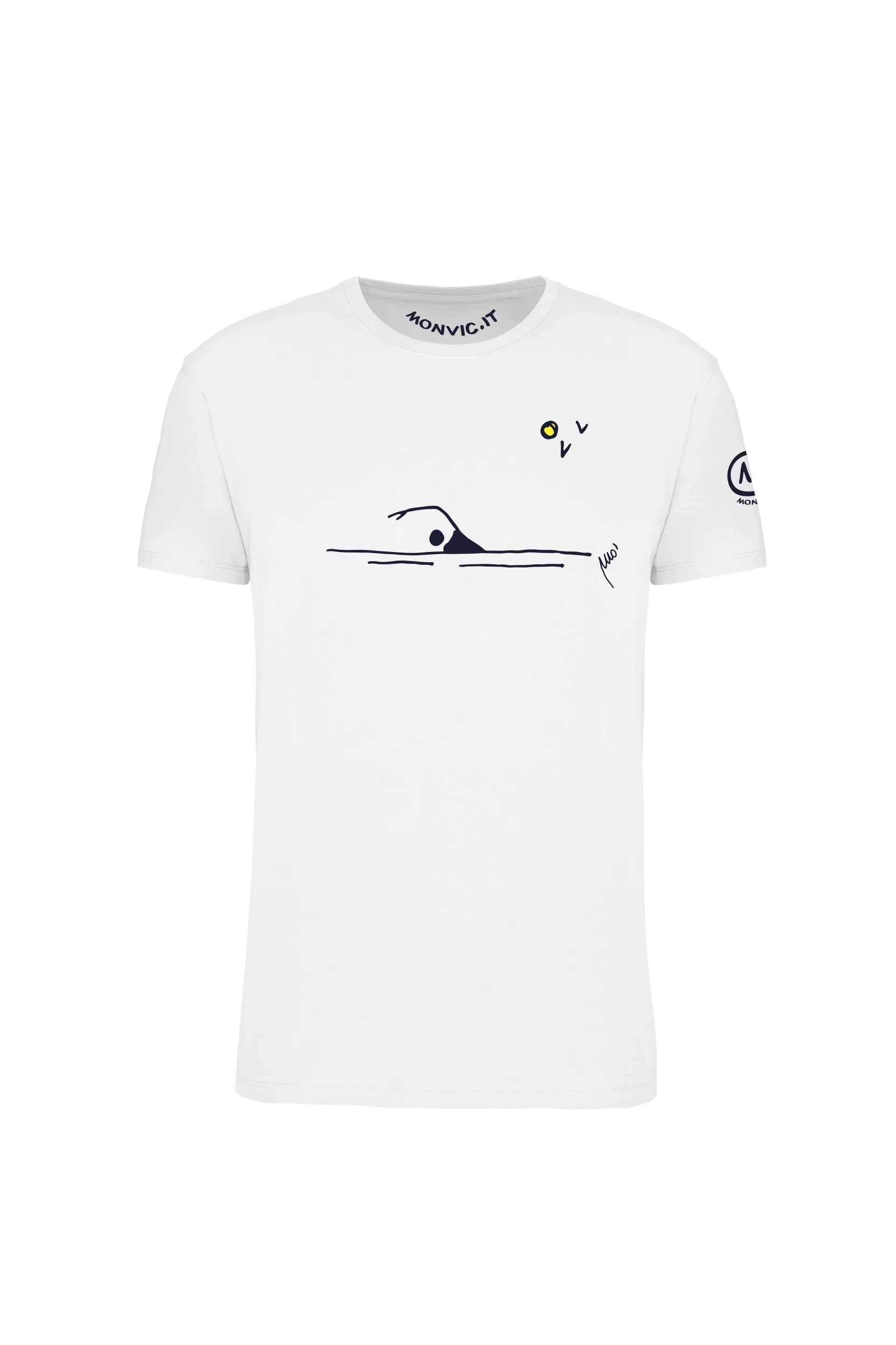 T-shirt natation homme crawl Monvic