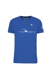 Swim t-shirt men freestyle blue royal - Monvic