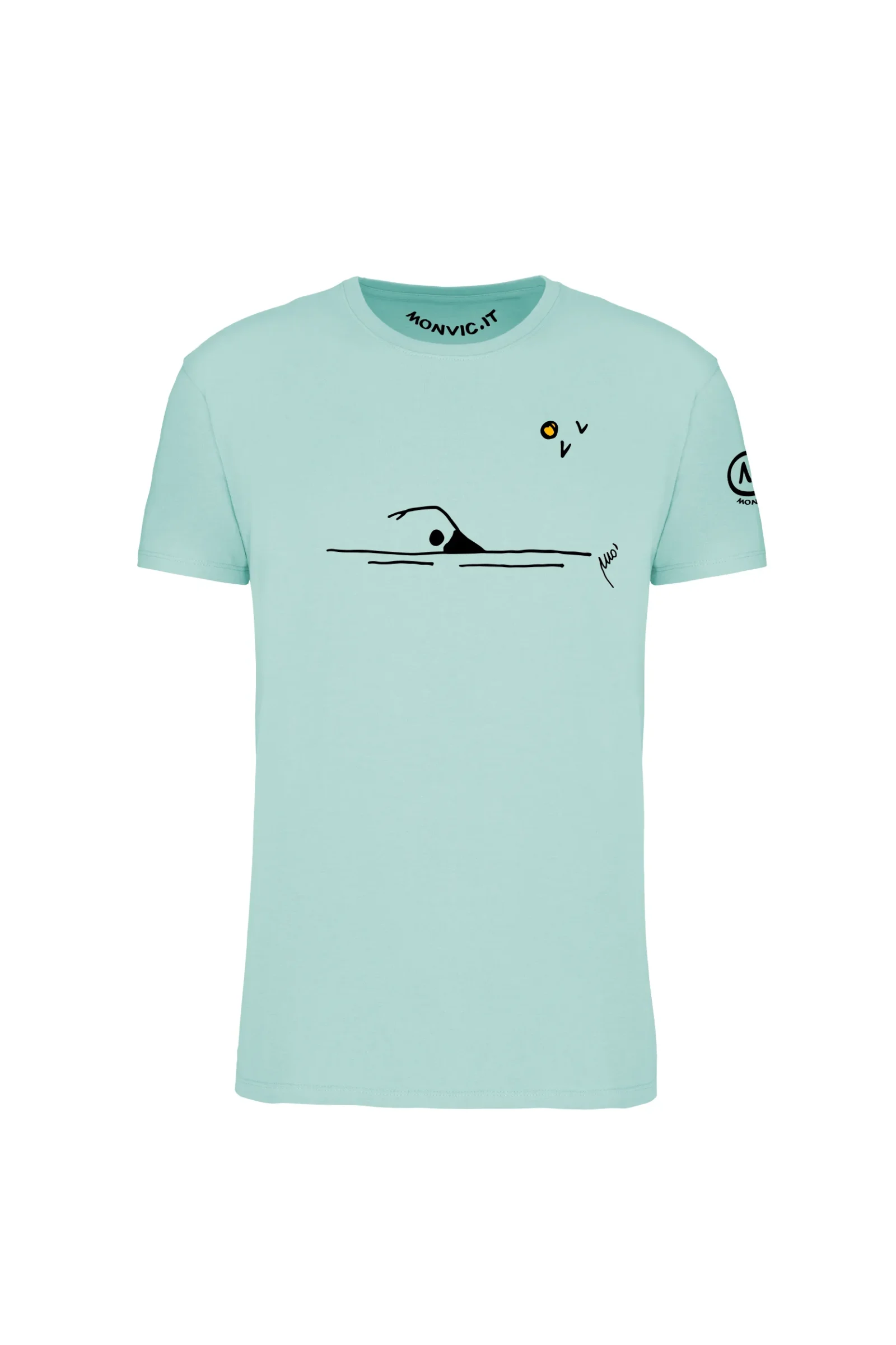 T-shirt natation homme crawl Monvic