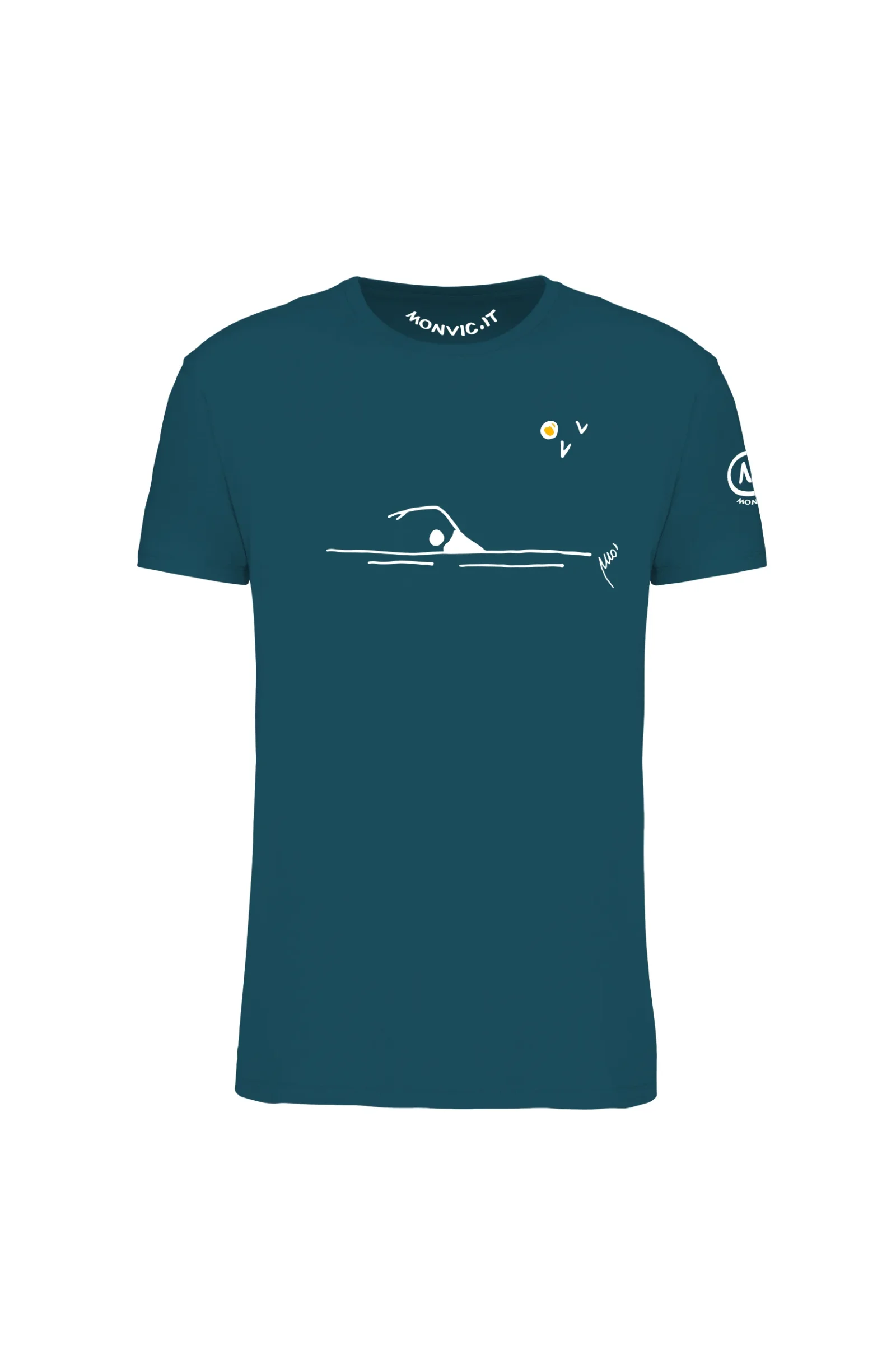 T-shirt homme natation – crawl & fluidité Monvic