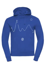 Sweat à capuche homme - Graphic running "Pablo" - bleu roi - NAVAJO MONVIC