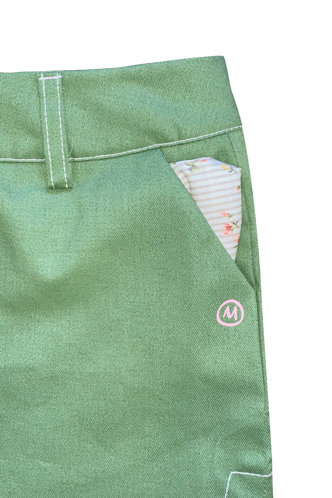 pantalone corto donna arrampicata verde cotone STEFFY Monvic