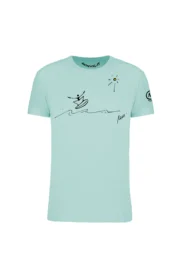 Unisex organic surf t-shirt – Wave Monvic
