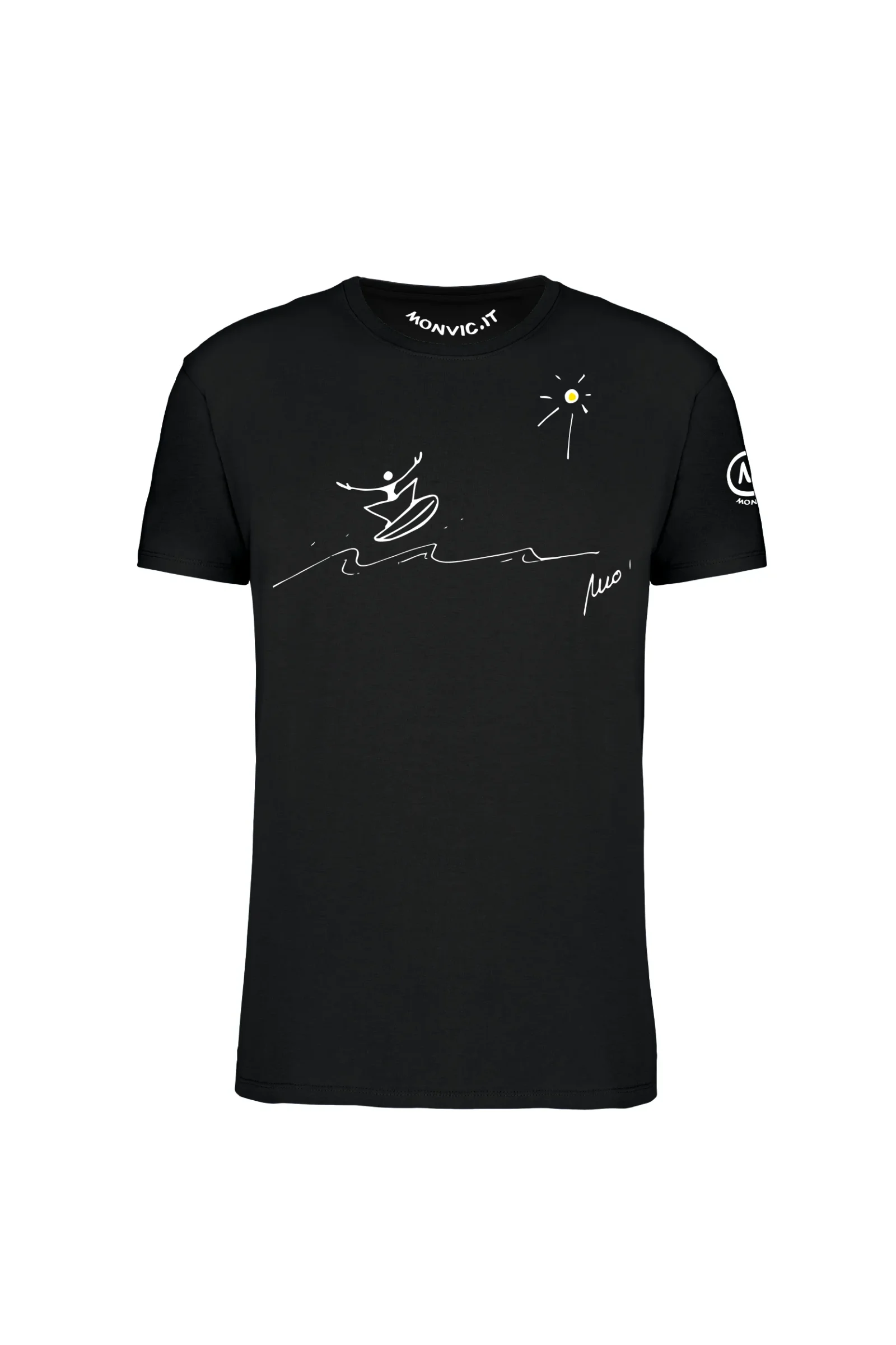 Monvic Wave tee – Surf-style cotton t-shirt