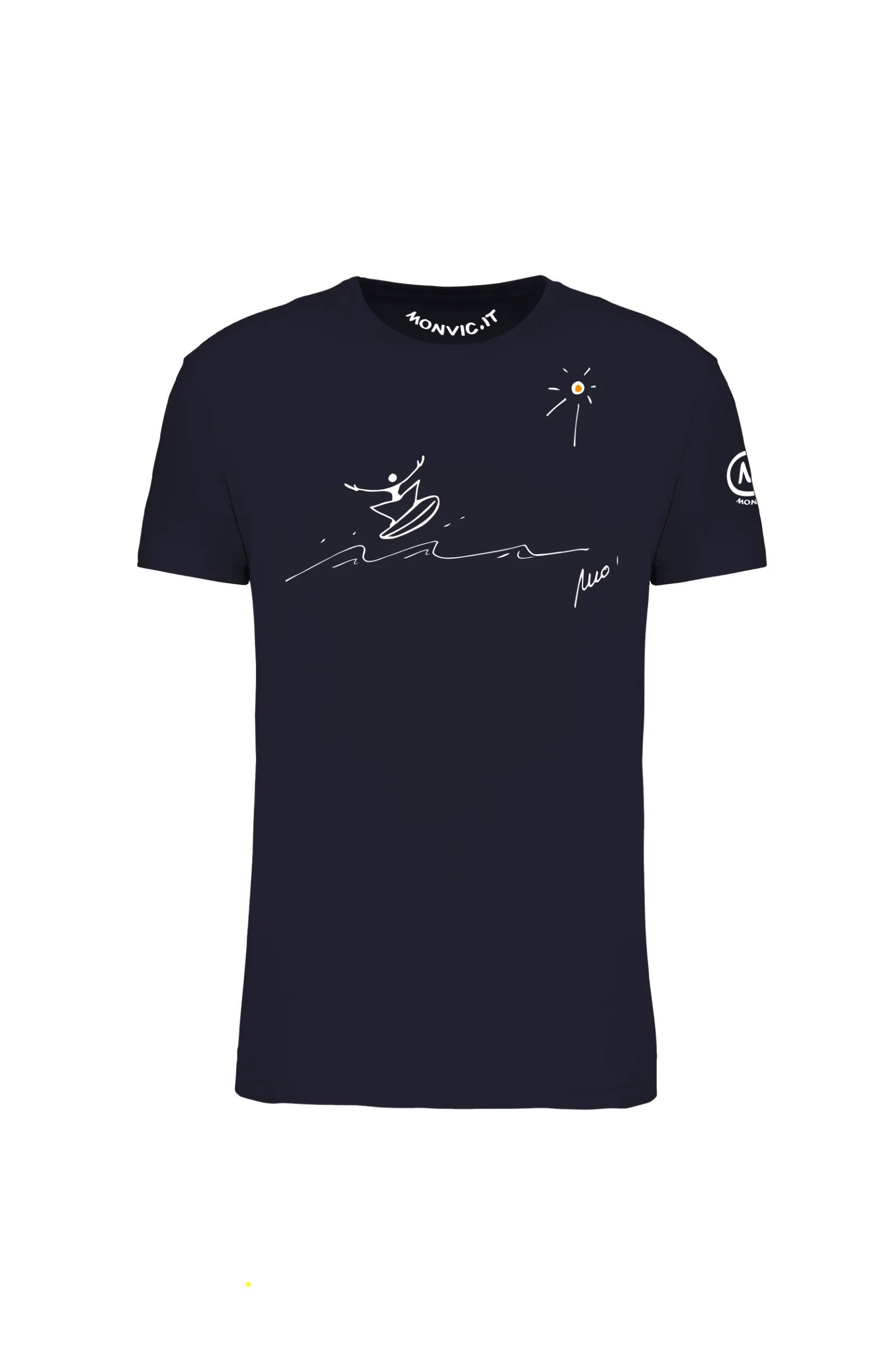 Monvic Wave tee – Surf-style cotton t-shirt