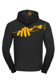 Men's climbing hooded sweatshirt - black - "Manone" NAVAJO MONVIC