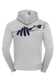 Men's climbing hooded sweatshirt - gray - "Manone" NAVAJO MONVIC