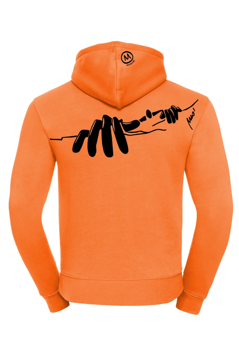 Sweat à capuche escalade homme - orange - "Manone" NAVAJO MONVIC