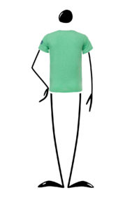 t-shirt sports men green HASH TEC Monvic