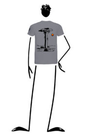 t-shirt homme gris HASH VINTAGE Monvic