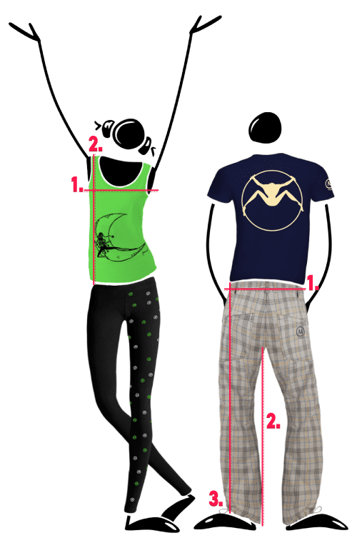 indicazioni misure taglie