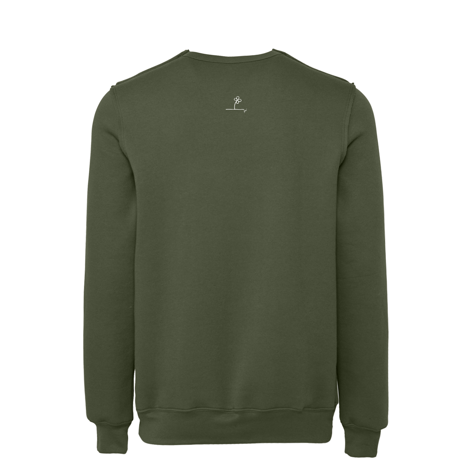 Unisex sweatshirt KANGU Monvic army green