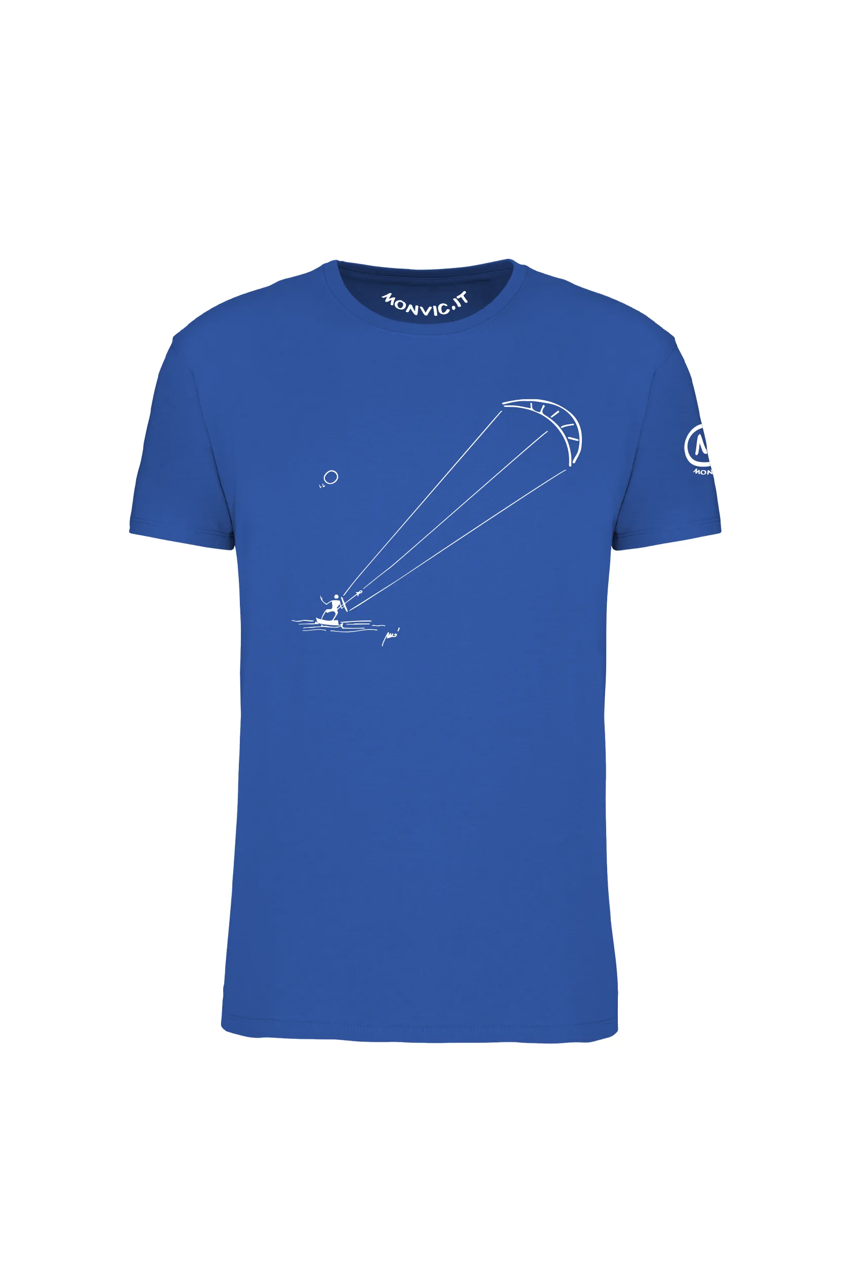 T-shirt homme kite surf coton bio Monvic T-shirt homme kite surf coton bio Monvic