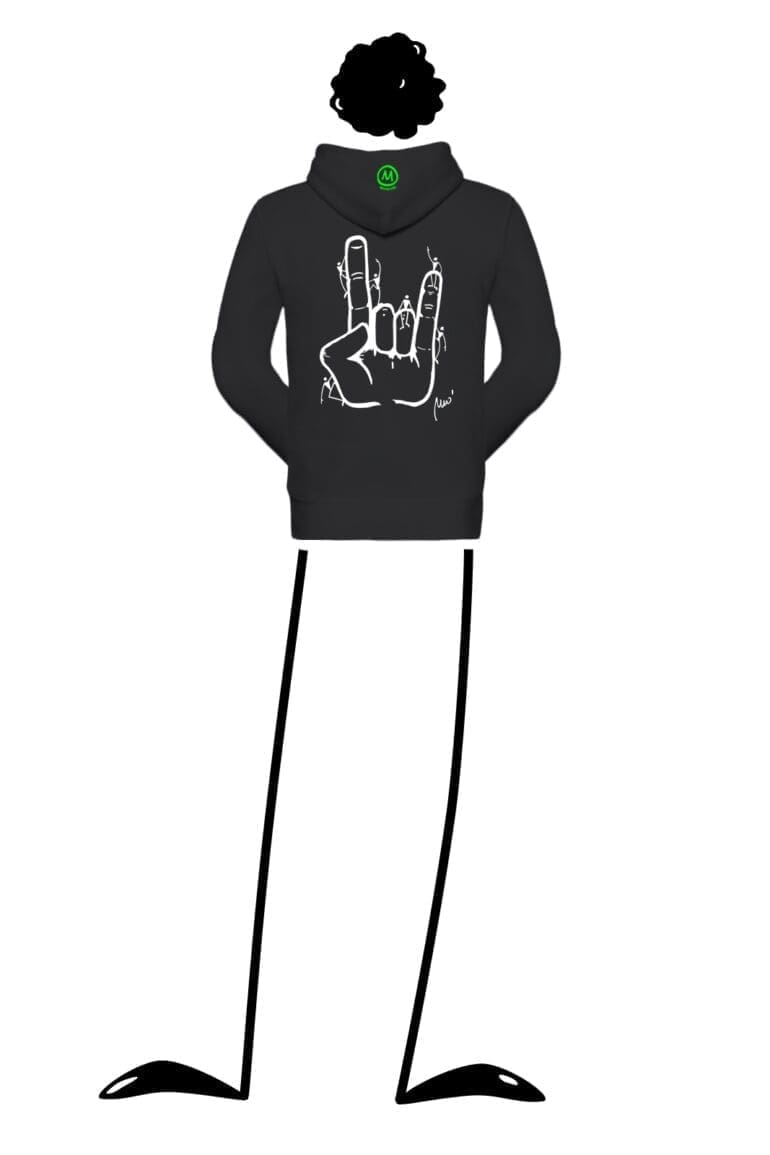 felpa arrampicata uomo NAVAJO Monvic nera