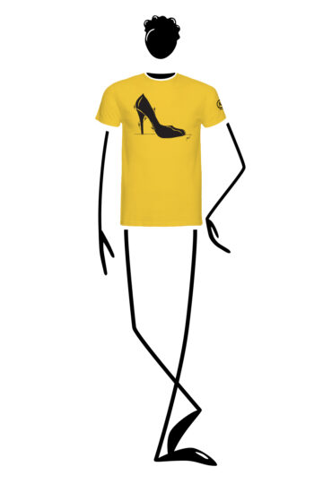 t-shirt men yellow HASH Monvic