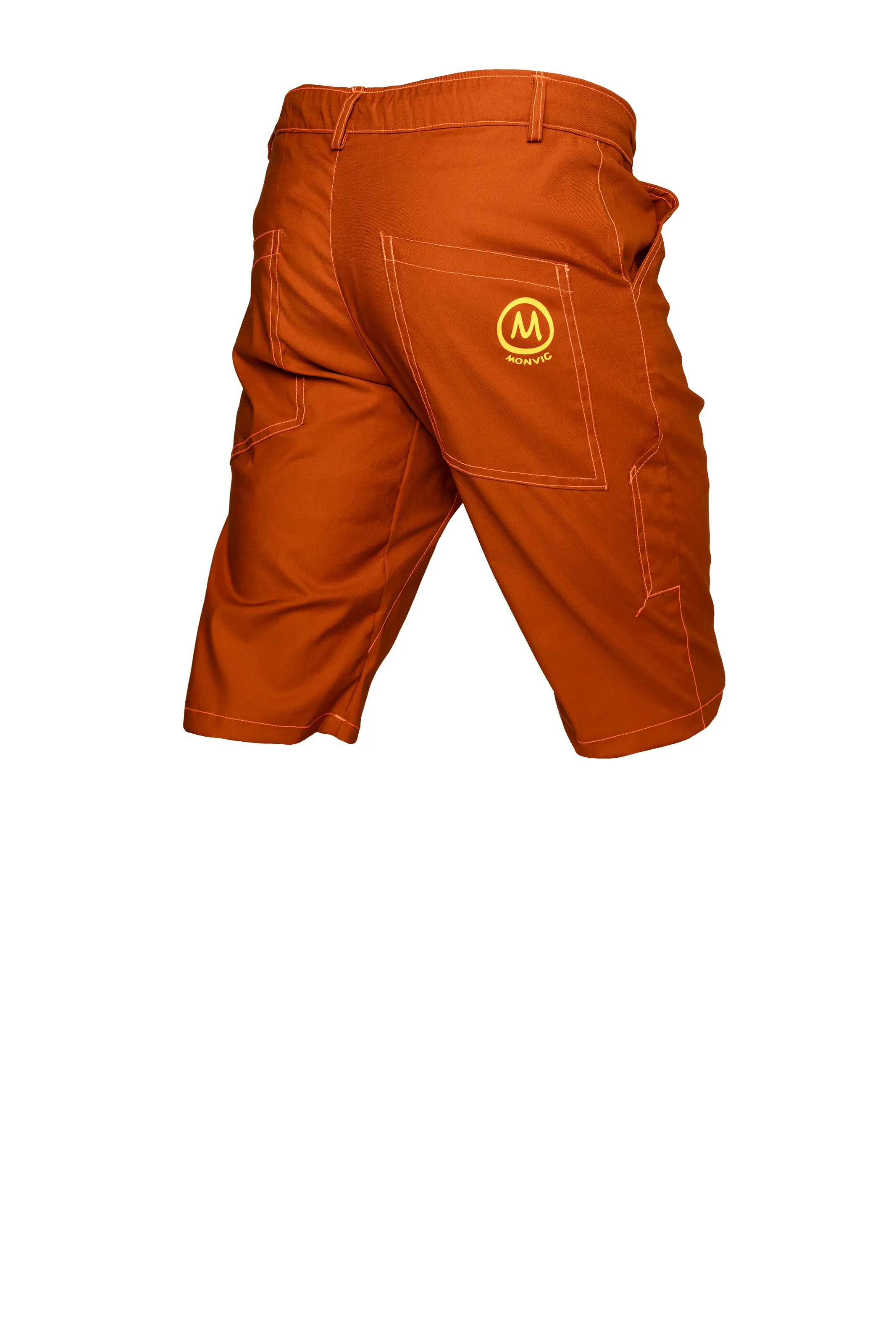 Short d'escalade homme - orange - ALO Monvic