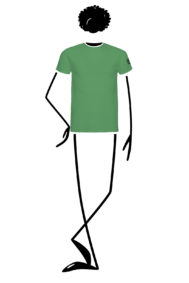 t-shirt homme vert HASH Monvic