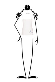 Women’s tank top white ADA Monvic sportswear