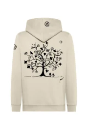 Sweat à capuche unisexe "Magic tree" NAVAJO ORGANIC – Image 3