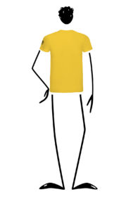 t-shirt homme jaune HASH Monvic