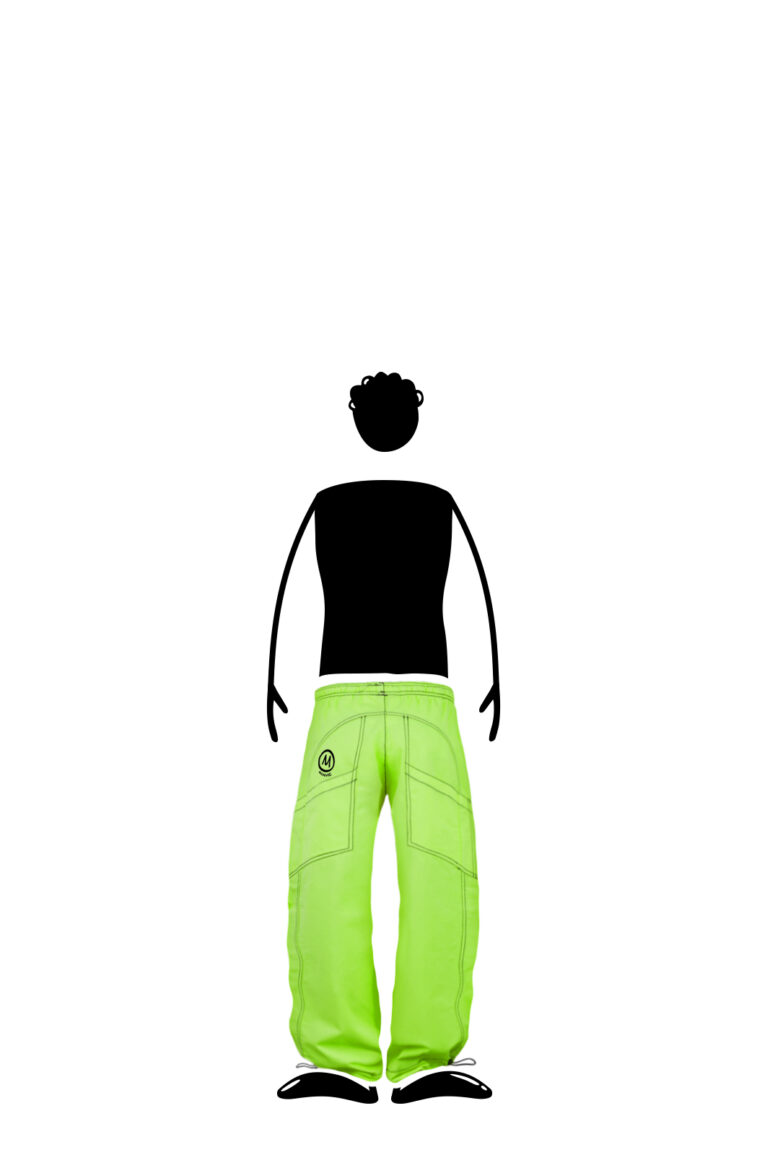 pantalone sport bambino verde MINI SPEED