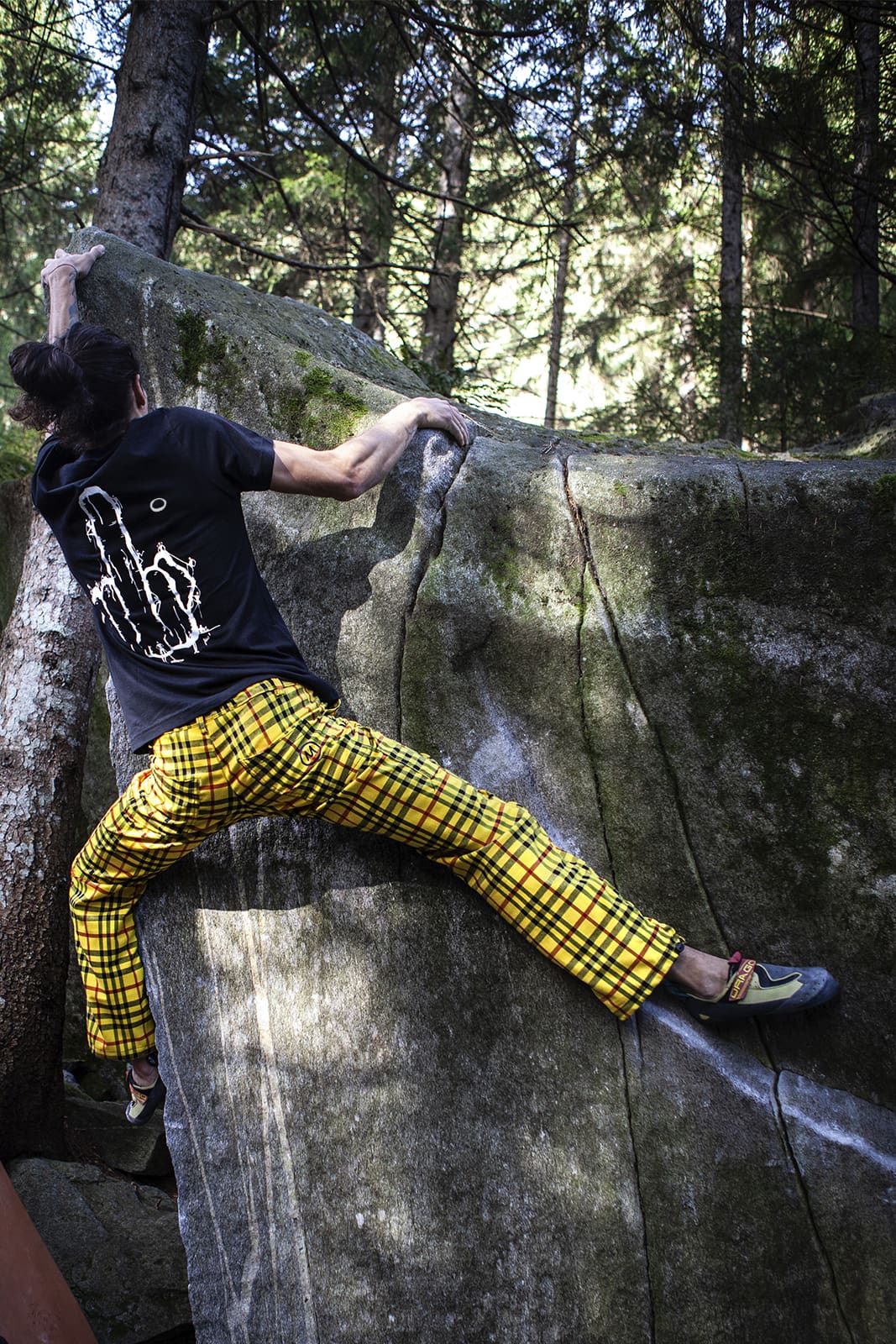 Yellow tartan Monvic trousers Billy 2 Yellow tartan Monvic trousers Billy 2