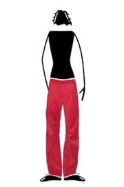 pantalone in velluto da donna verde per arrampicata e sport VIOLET VELVET Monvic