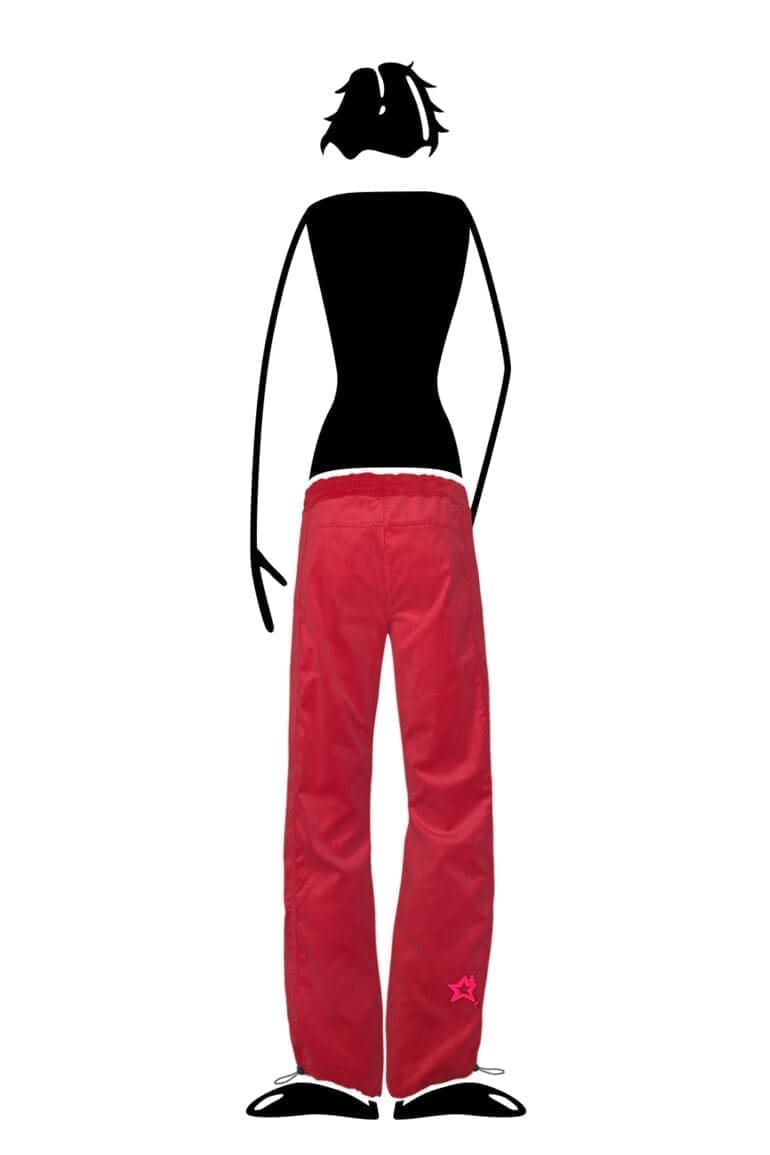 Women's Climbing corduroy trousers VIOLET VELVET Monvic