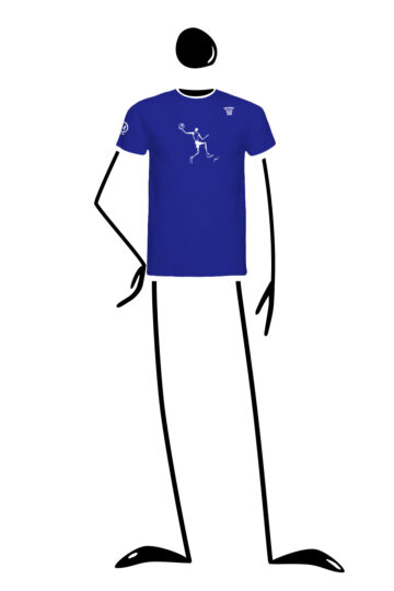 t-shirt homme bleu HASH Monvic