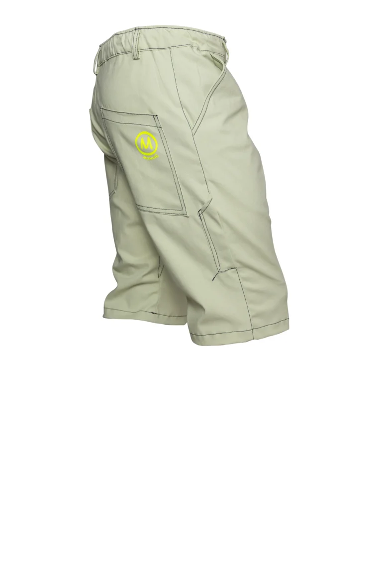 Pantalone corto arrampicata uomo - verde lime - ALO Monvic