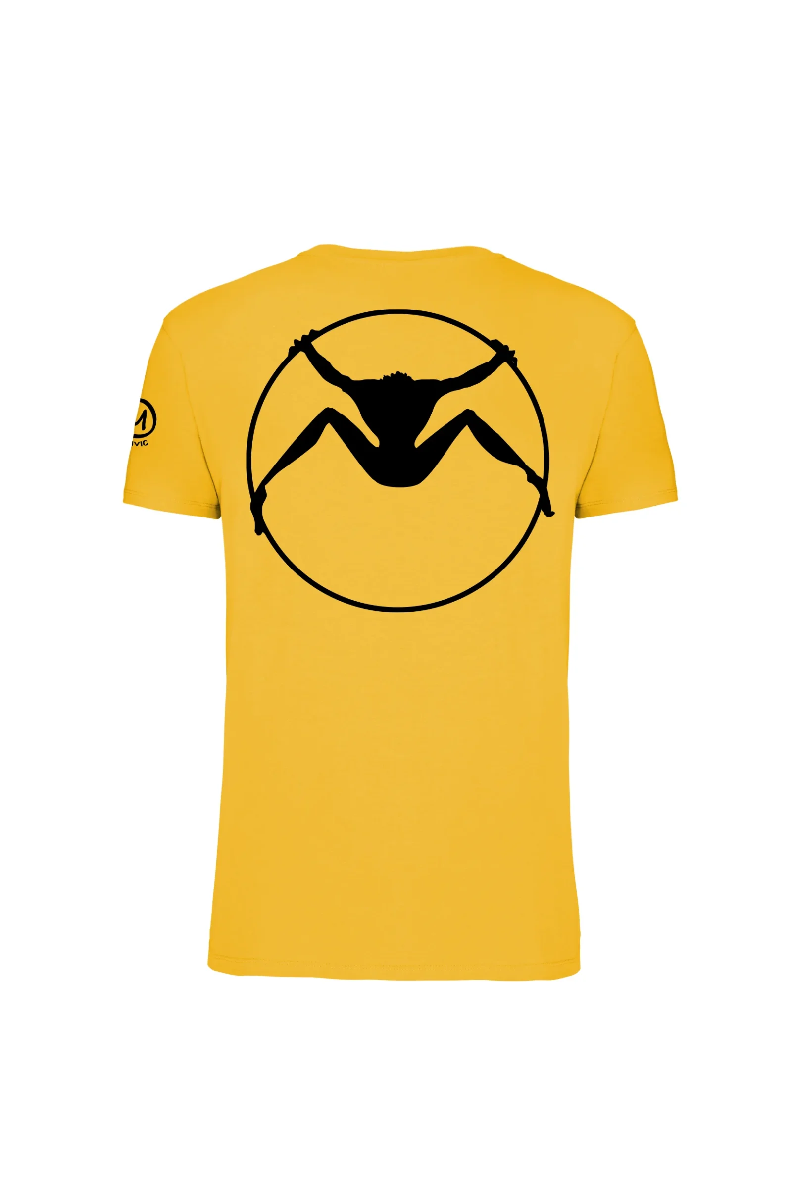 V POWER t-shirt arrampicata uomo giallo - HASH MONVIC