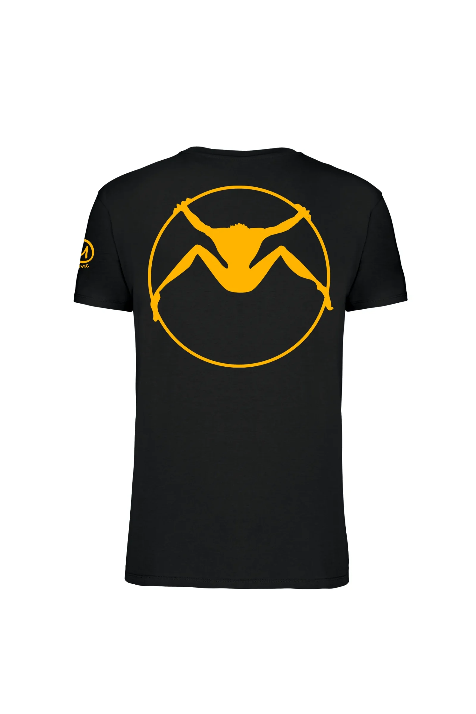 V POWER t-shirt arrampicata uomo nero - HASH MONVIC