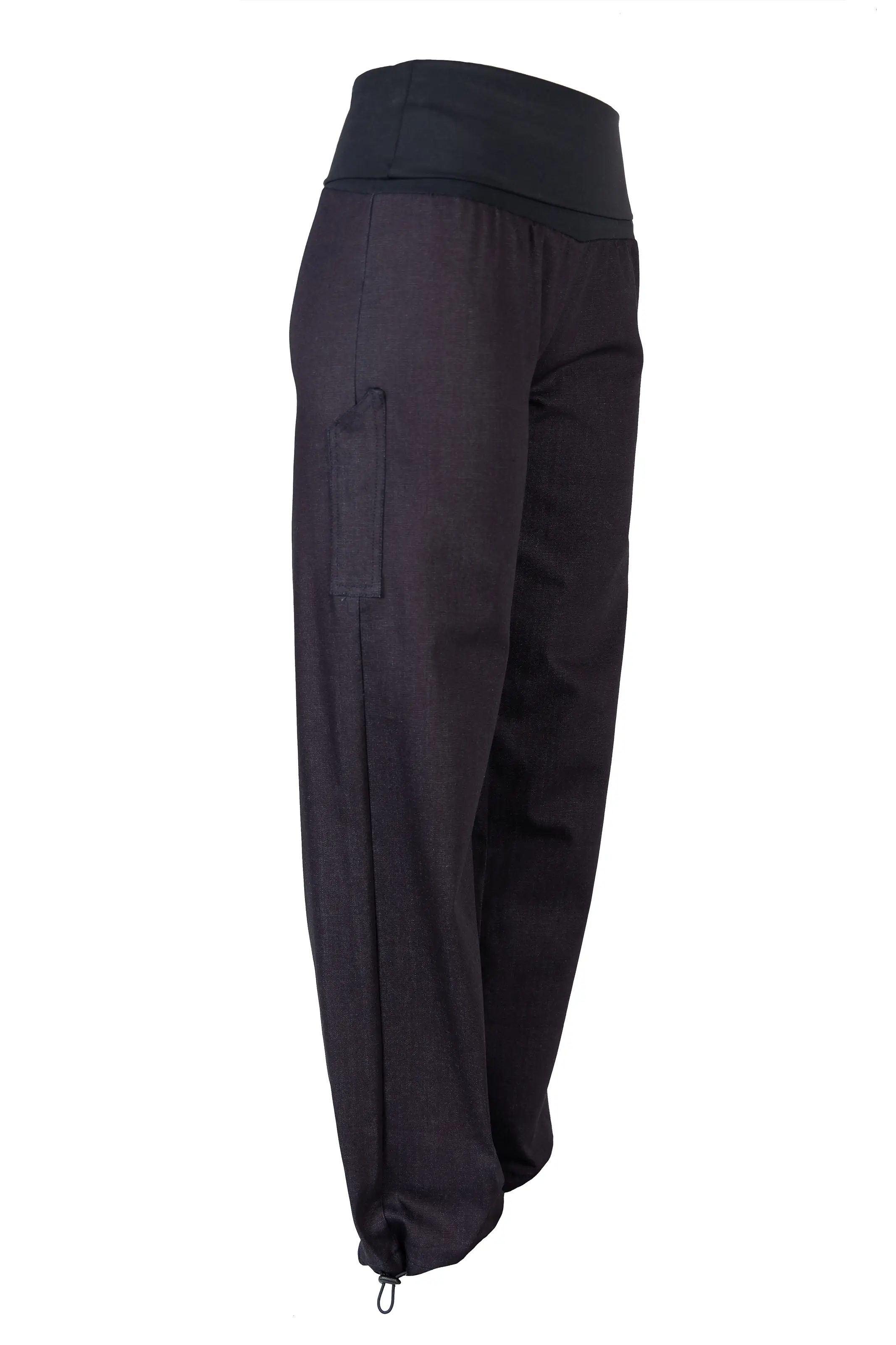 Jeans donna con fascia elastica in vita denim blu - BALZEN Monvic