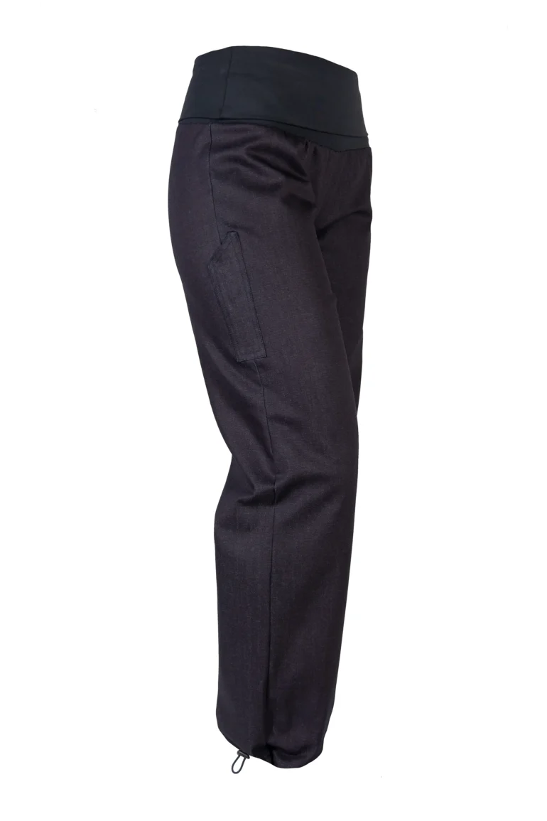 Jeans donna con fascia elastica in vita denim blu - BALZEN Monvic