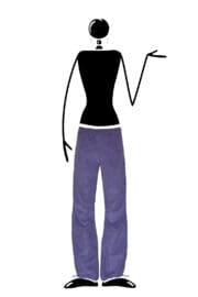 Women's purple corduroy trousers VIOLET VELVET Nice Price! - Image 3