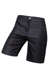 Women's climbing denim shorts - light blue stitching - MINU Monvic
