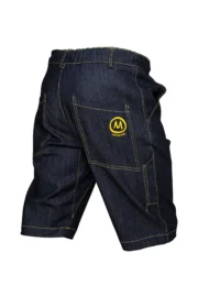 Jean court homme - surpiqûres jaunes - ALO Monvic