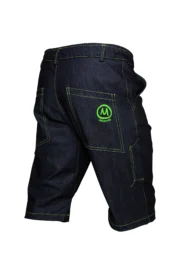 Men's climbing short jeans - green stitching - ALO Monvic