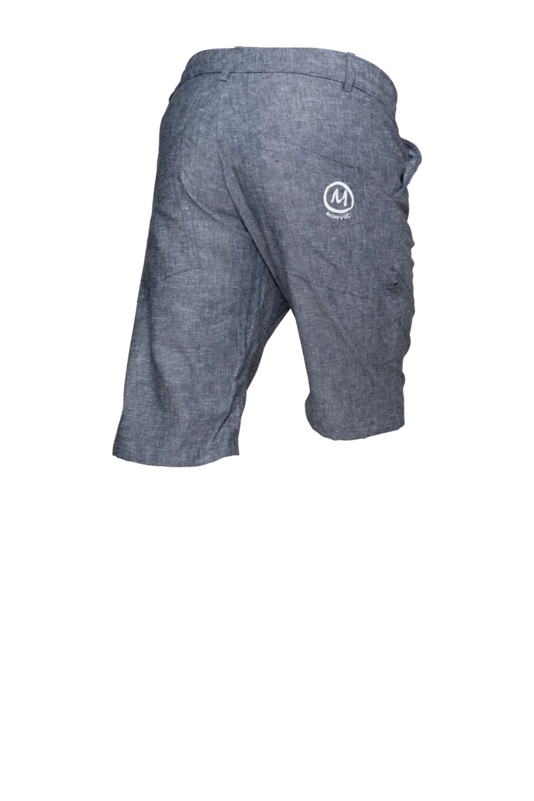 Shorts in lino da arrampicata uomo - grigio - ALO Monvic