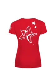 T-shirt escalade femme - coton rouge - "Azi" SHARON by MONVIC